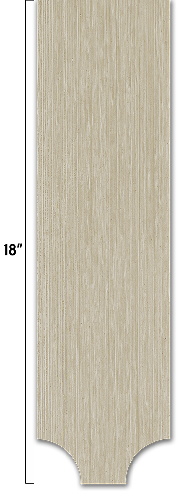 Half Cove Fancy Shape Shingle