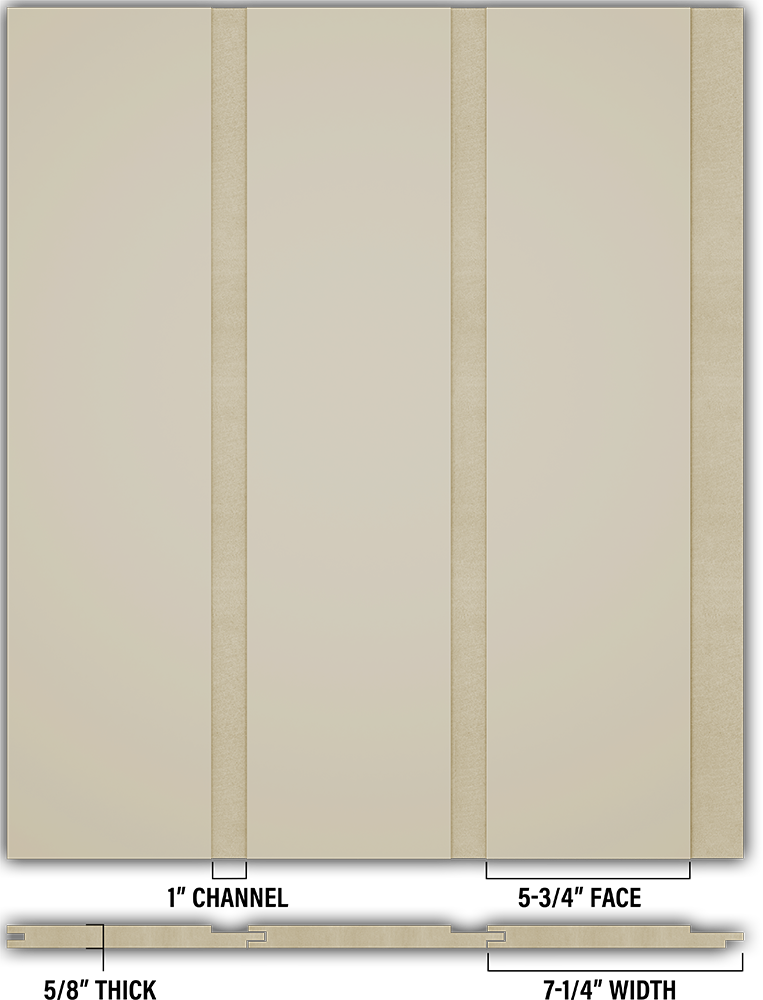 Smooth Channel Rustic - Individual