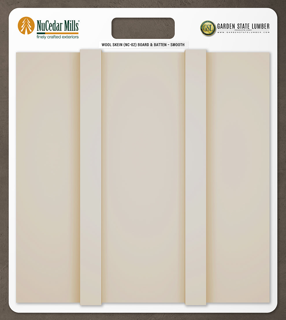 Smooth Board & Batten - 2' x 2' Display