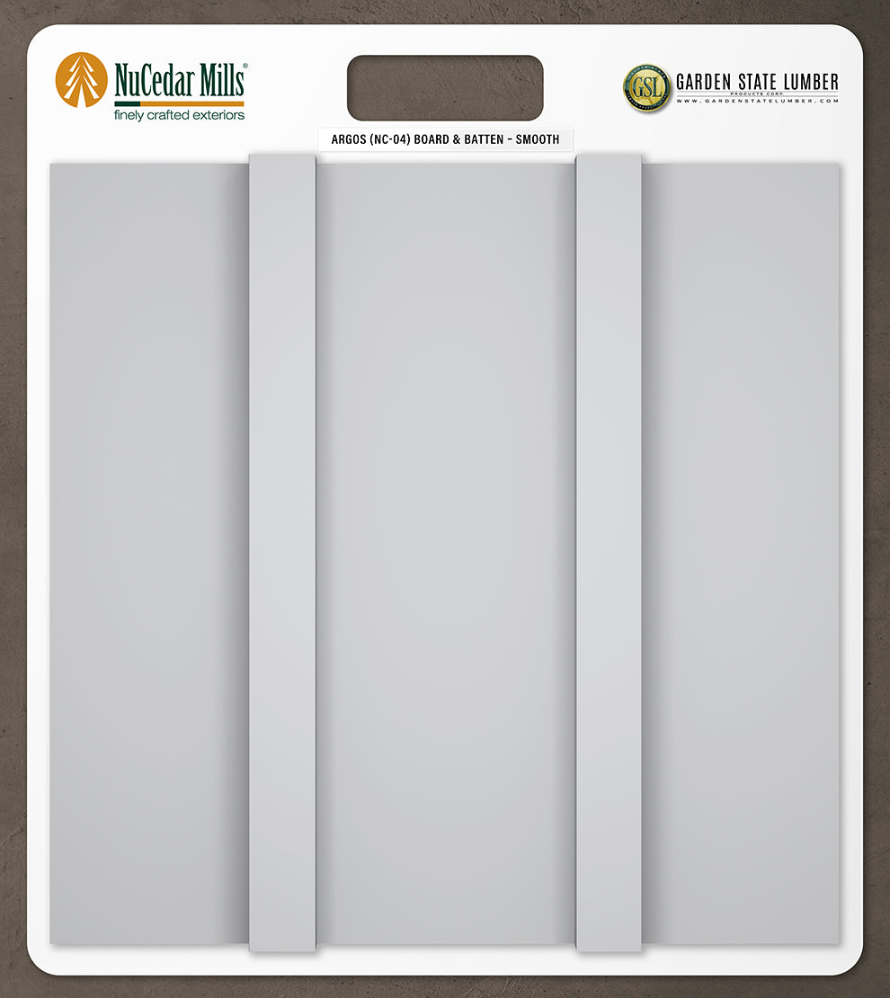 Smooth Board & Batten - 2' x 2' Display