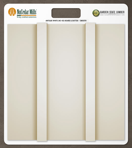 Smooth Board & Batten - 2' x 2' Display