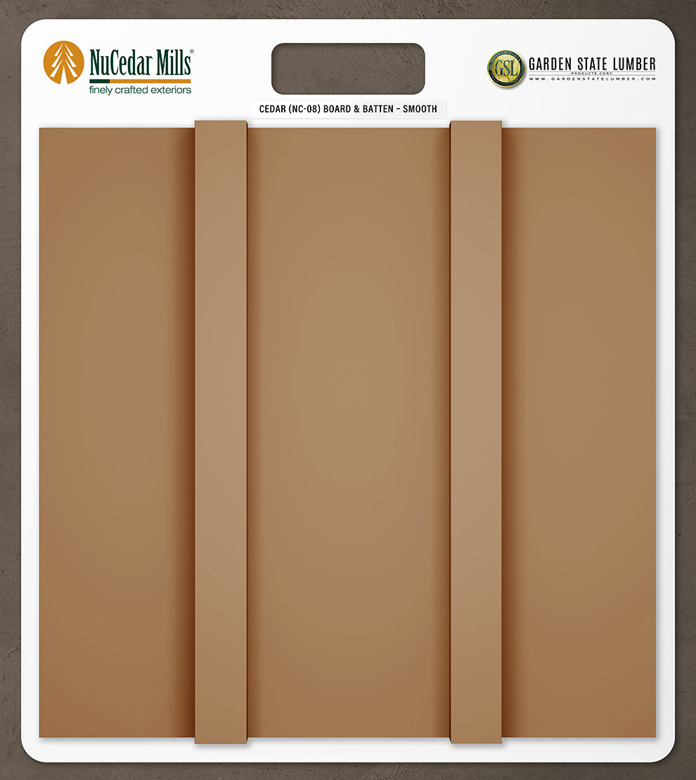 Smooth Board & Batten - 2' x 2' Display
