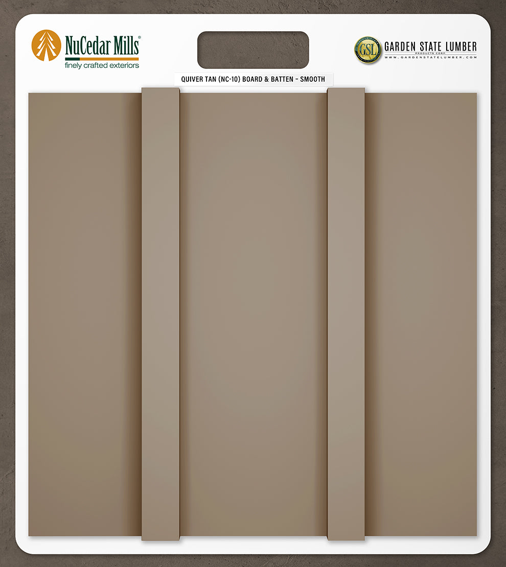 Smooth Board & Batten - 2' x 2' Display