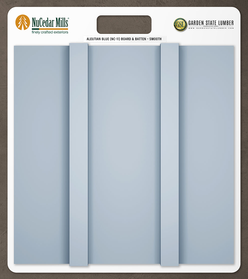 Smooth Board & Batten - 2' x 2' Display