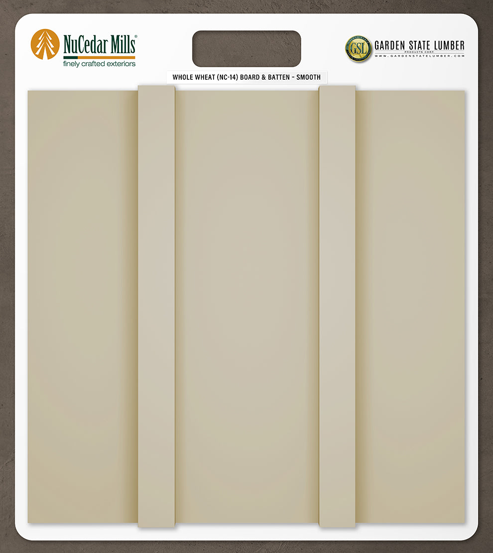 Smooth Board & Batten - 2' x 2' Display