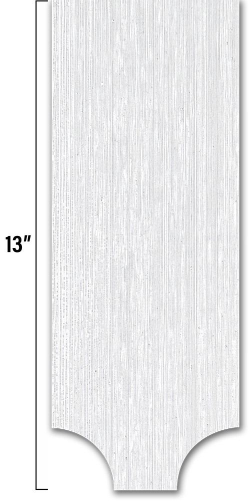 Half Cove Fancy Shape Shingle