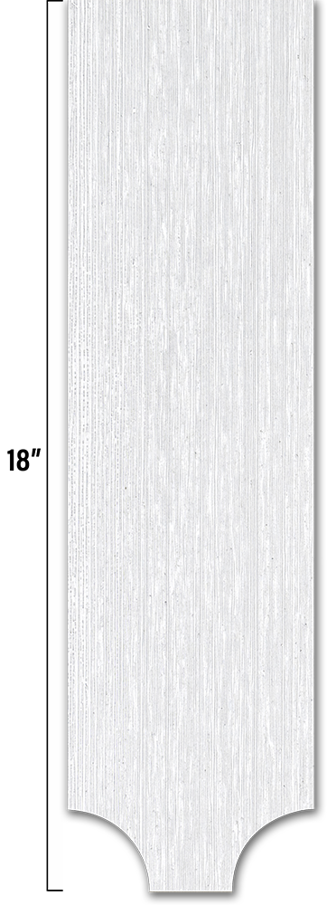 Half Cove Fancy Shape Shingle