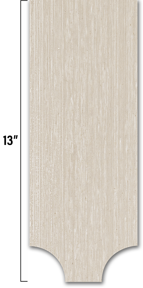 Half Cove Fancy Shape Shingle