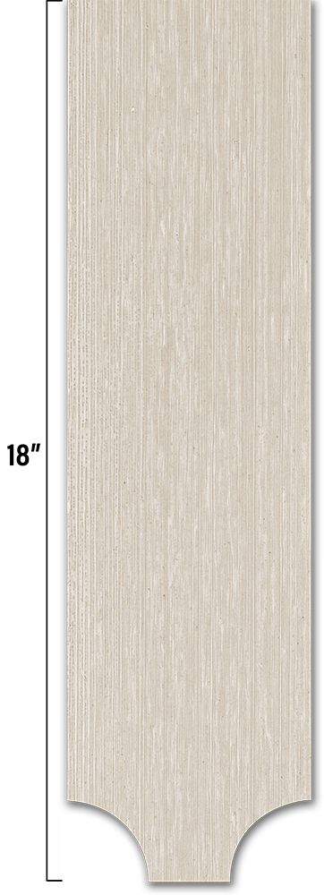 Half Cove Fancy Shape Shingle