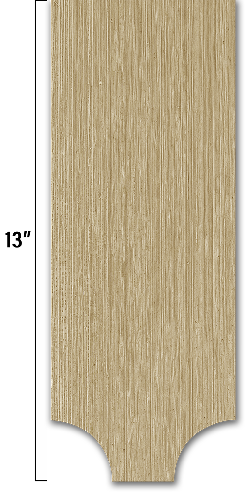 Half Cove Fancy Shape Shingle
