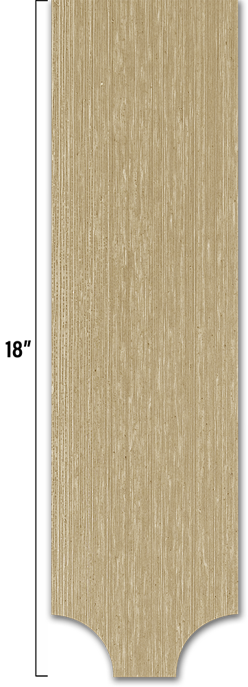 Half Cove Fancy Shape Shingle