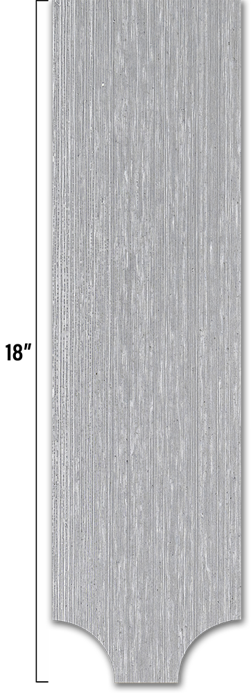 Half Cove Fancy Shape Shingle