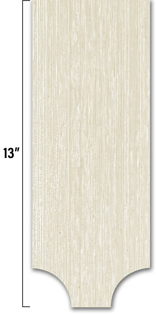 Half Cove Fancy Shape Shingle