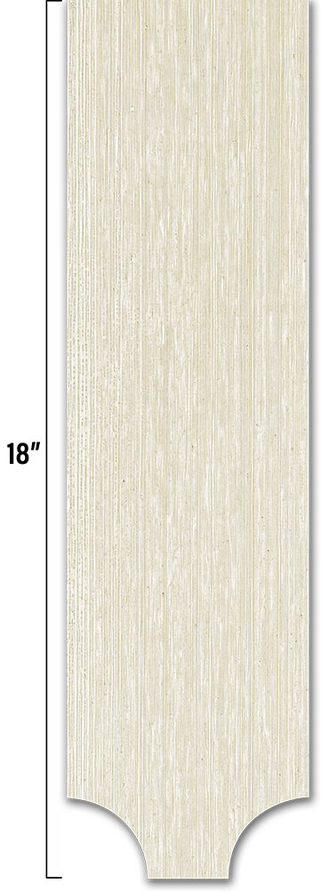 Half Cove Fancy Shape Shingle