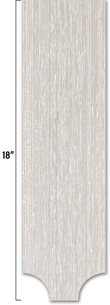 Half Cove Fancy Shape Shingle
