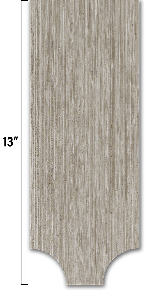 Half Cove Fancy Shape Shingle