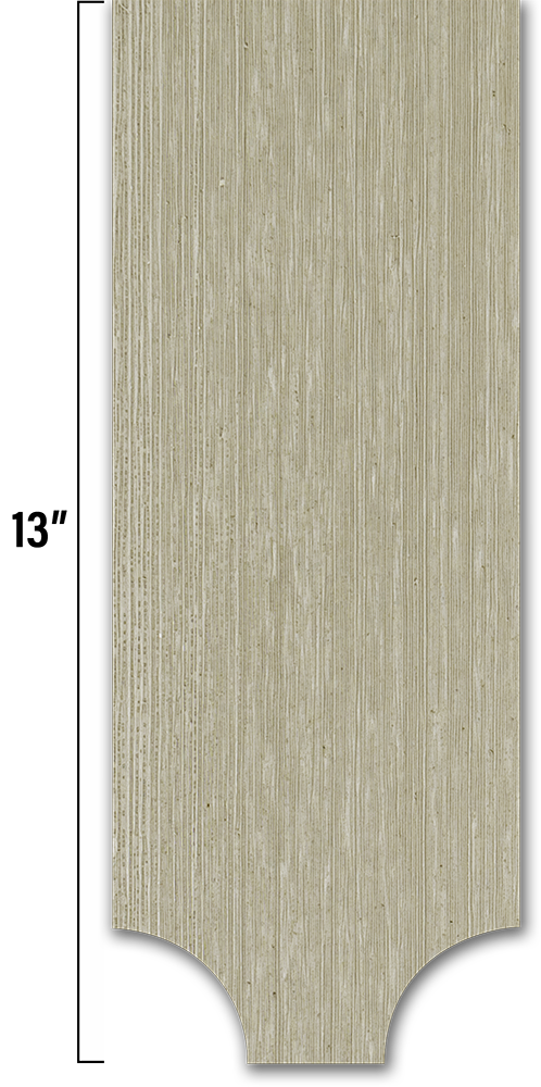 Half Cove Fancy Shape Shingle