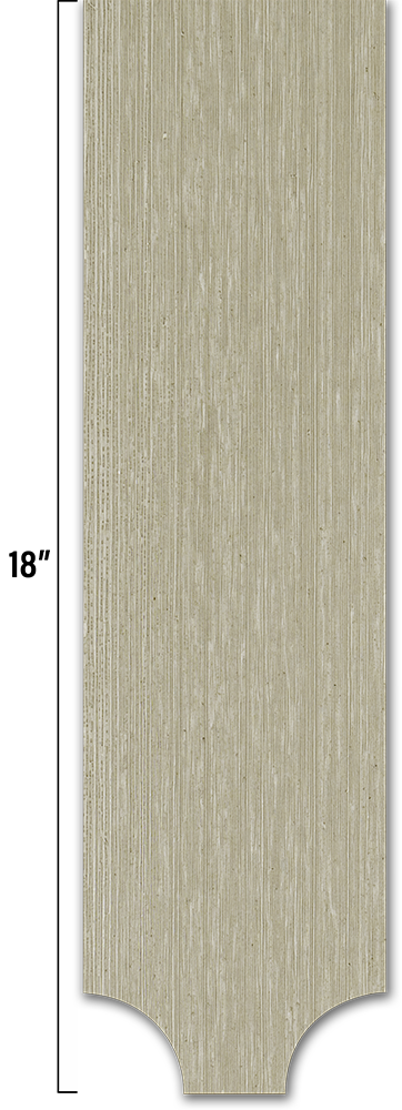 Half Cove Fancy Shape Shingle