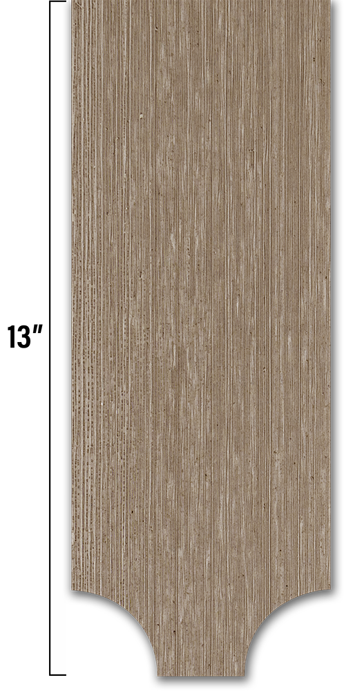 Half Cove Fancy Shape Shingle