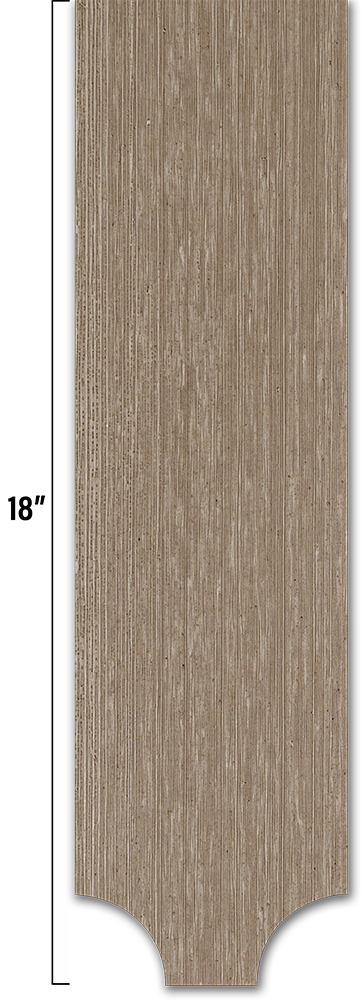 Half Cove Fancy Shape Shingle