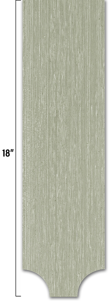 Half Cove Fancy Shape Shingle