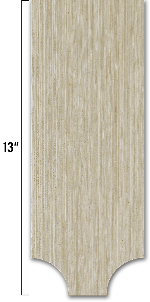Half Cove Fancy Shape Shingle