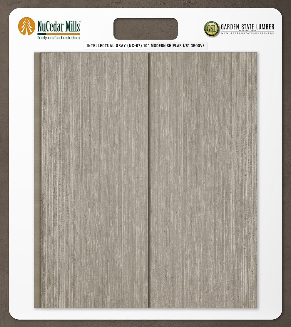 10″ RoughSawn T&G Modern Shiplap Strips - 2' x 2' Display