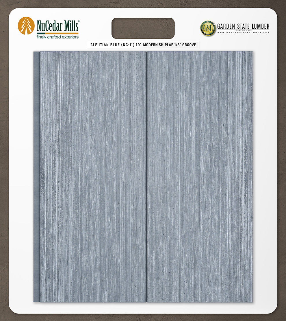 10″ RoughSawn T&G Modern Shiplap Strips - 2' x 2' Display