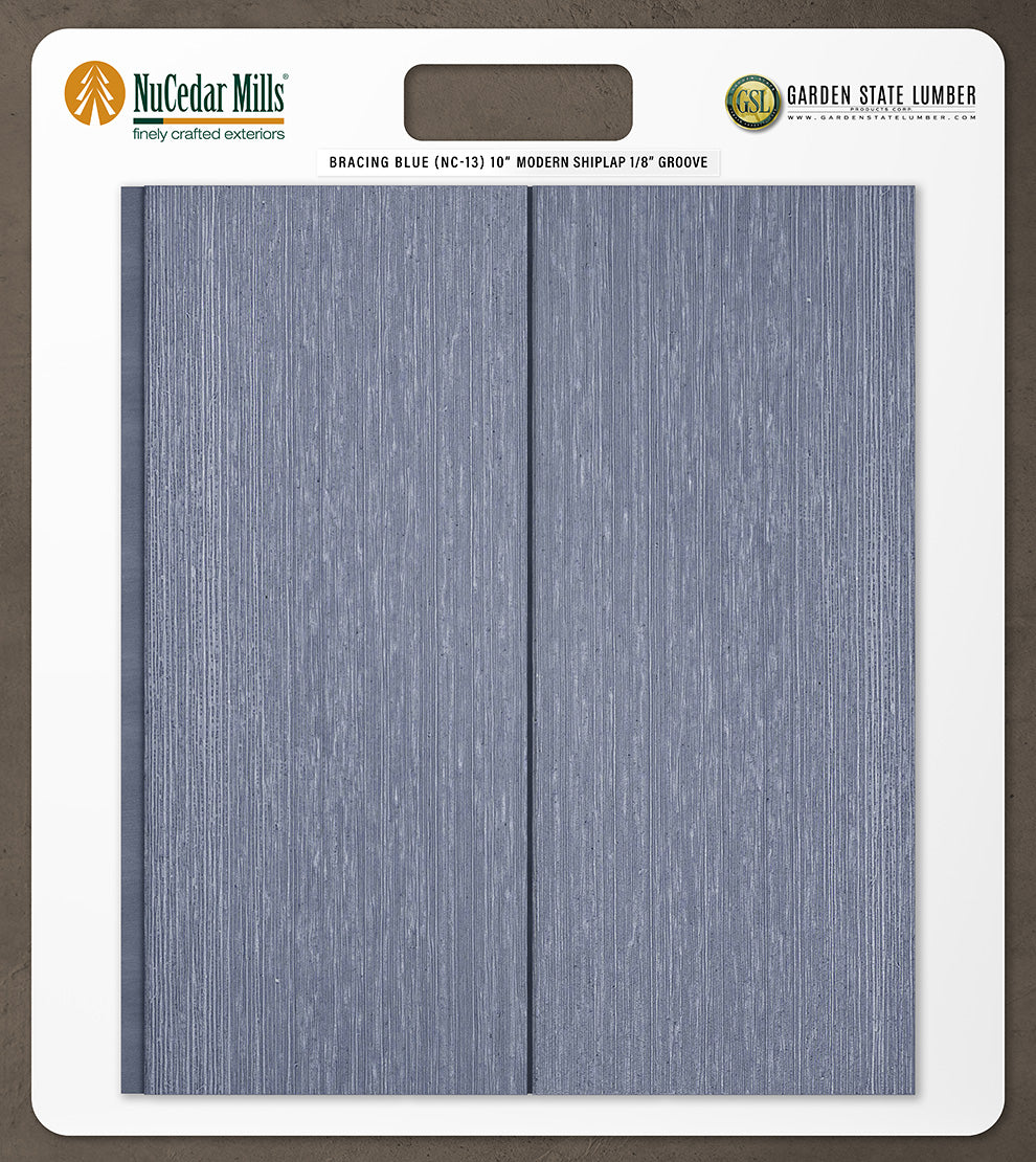 10″ RoughSawn T&G Modern Shiplap Strips - 2' x 2' Display