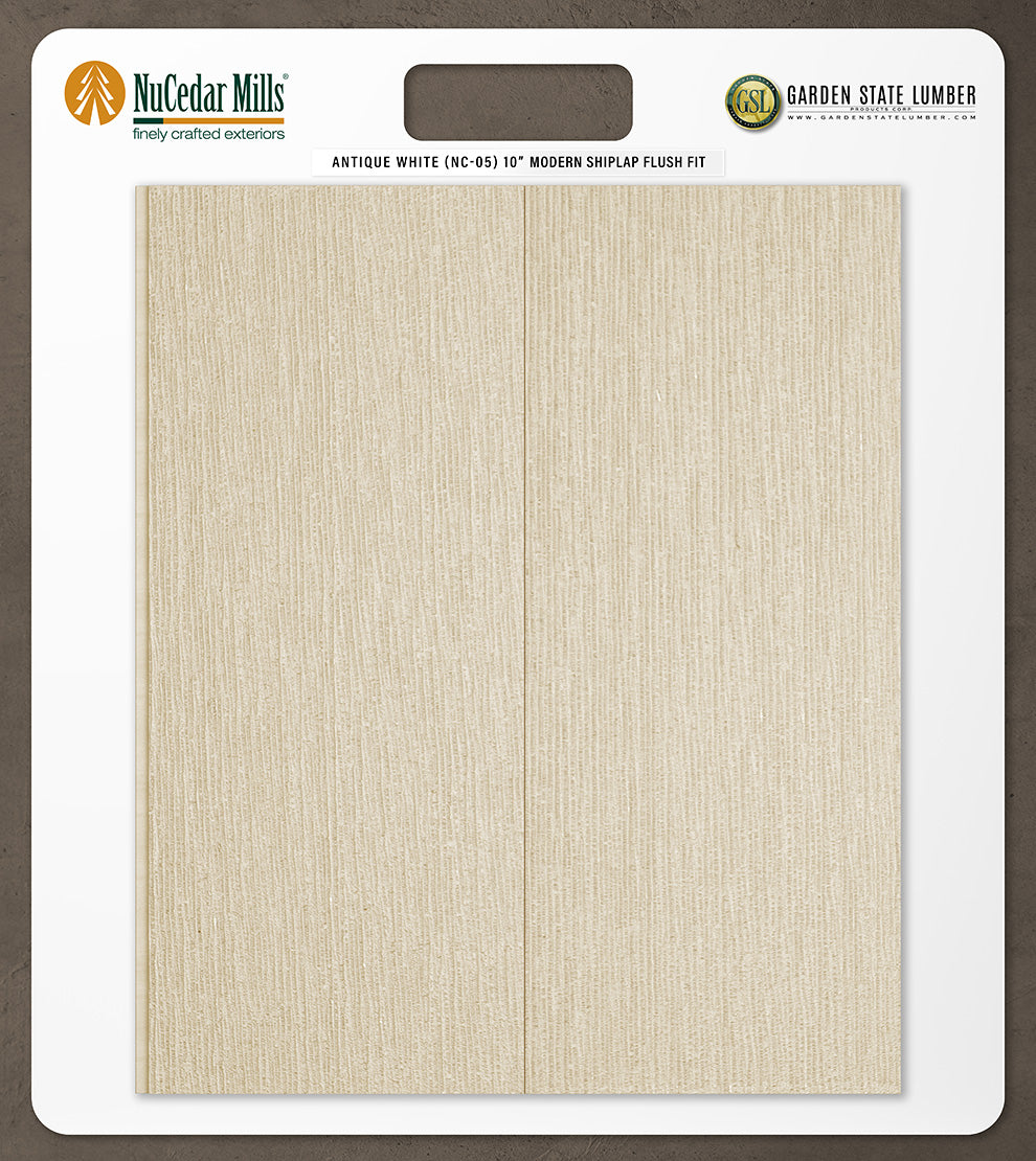 10″ RoughSawn T&G Modern Shiplap Strips - 2' x 2' Display