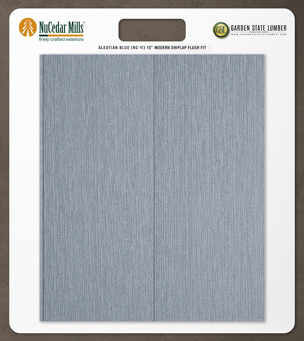 10″ RoughSawn T&G Modern Shiplap Strips - 2' x 2' Display