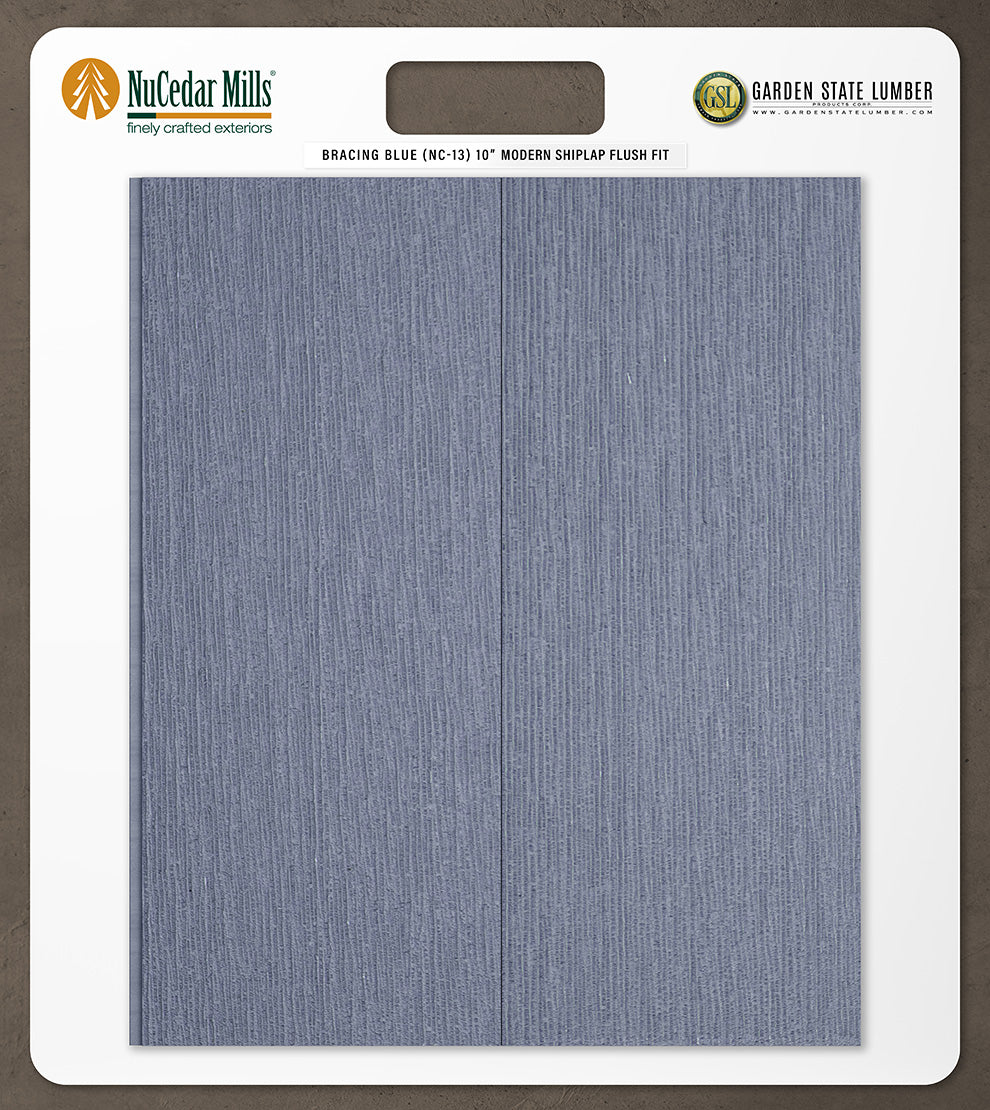 10″ RoughSawn T&G Modern Shiplap Strips - 2' x 2' Display
