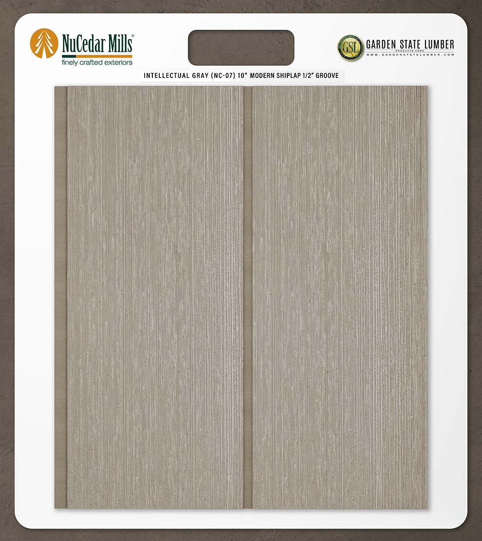 10″ RoughSawn T&G Modern Shiplap Strips - 2' x 2' Display