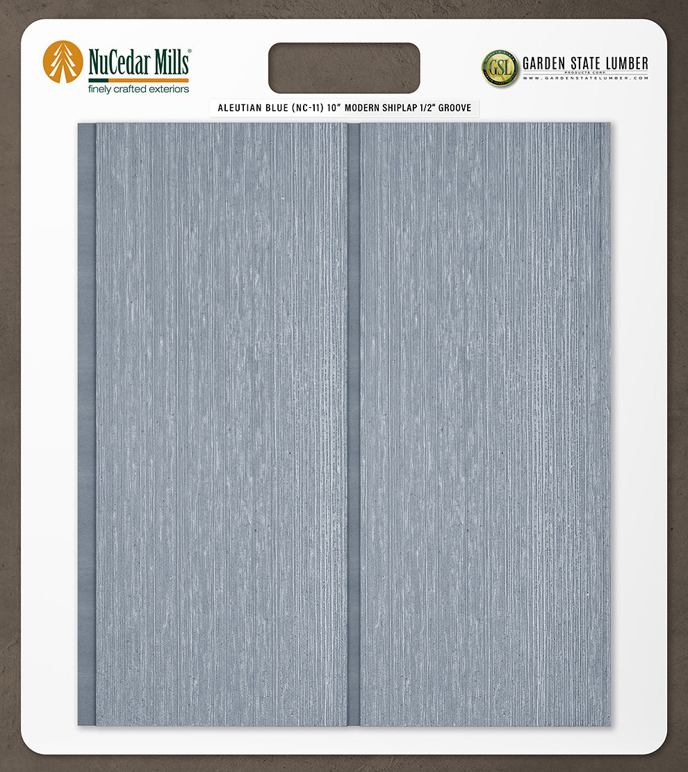10″ RoughSawn T&G Modern Shiplap Strips - 2' x 2' Display