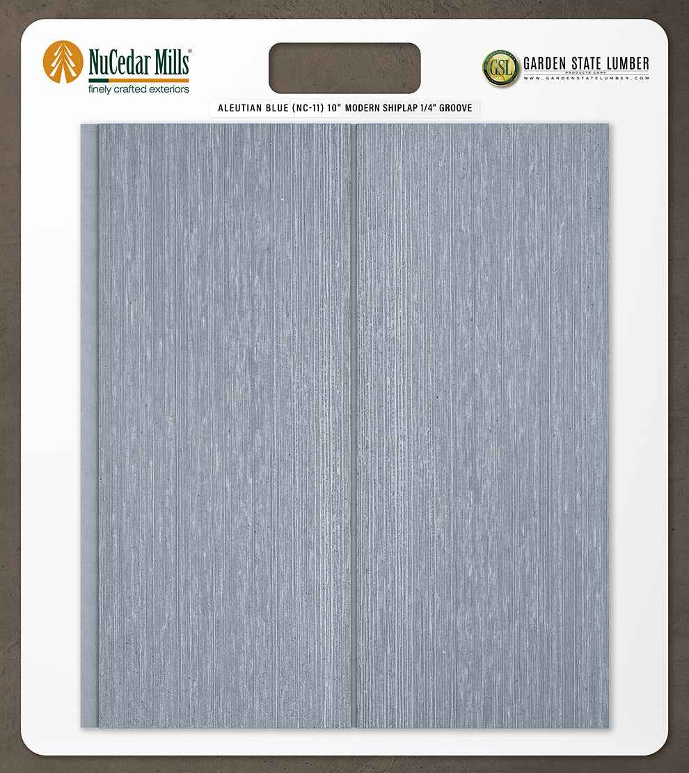 10″ RoughSawn T&G Modern Shiplap Strips - 2' x 2' Display