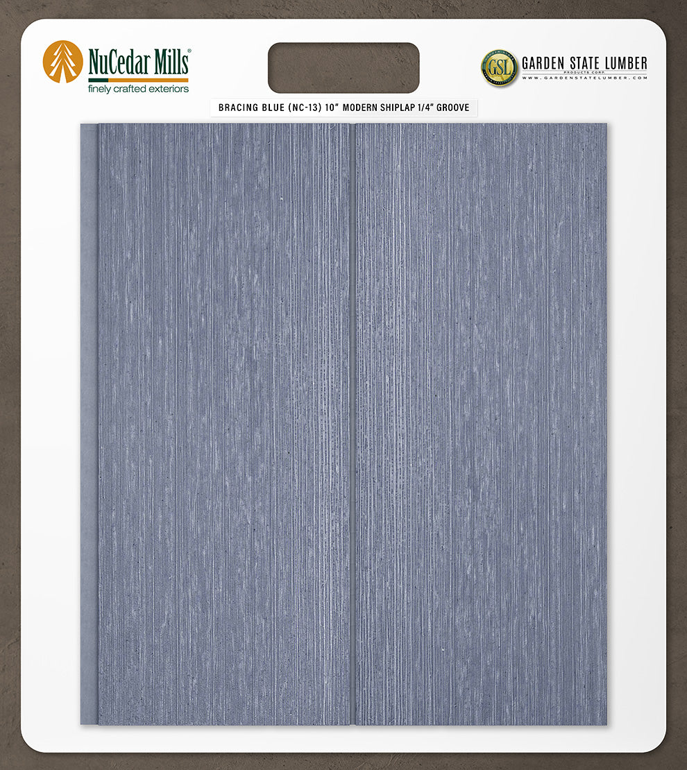 10″ RoughSawn T&G Modern Shiplap Strips - 2' x 2' Display