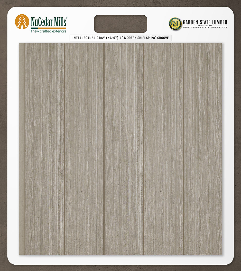 4″ RoughSawn T&G Modern Shiplap Strips - 2' x 2' Display