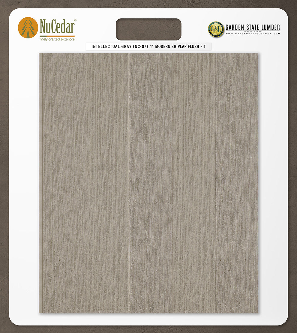 4″ RoughSawn T&G Modern Shiplap Strips - 2' x 2' Display