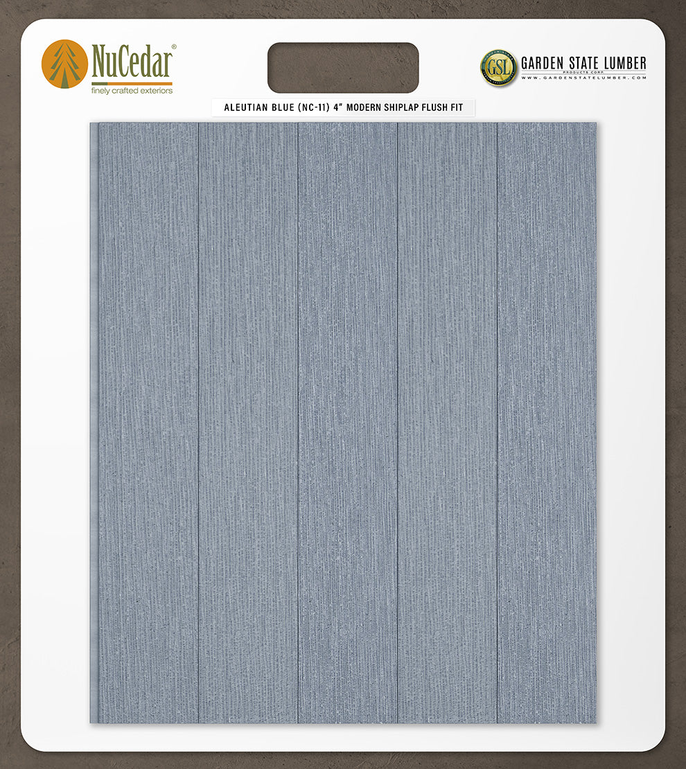 4″ RoughSawn T&G Modern Shiplap Strips - 2' x 2' Display