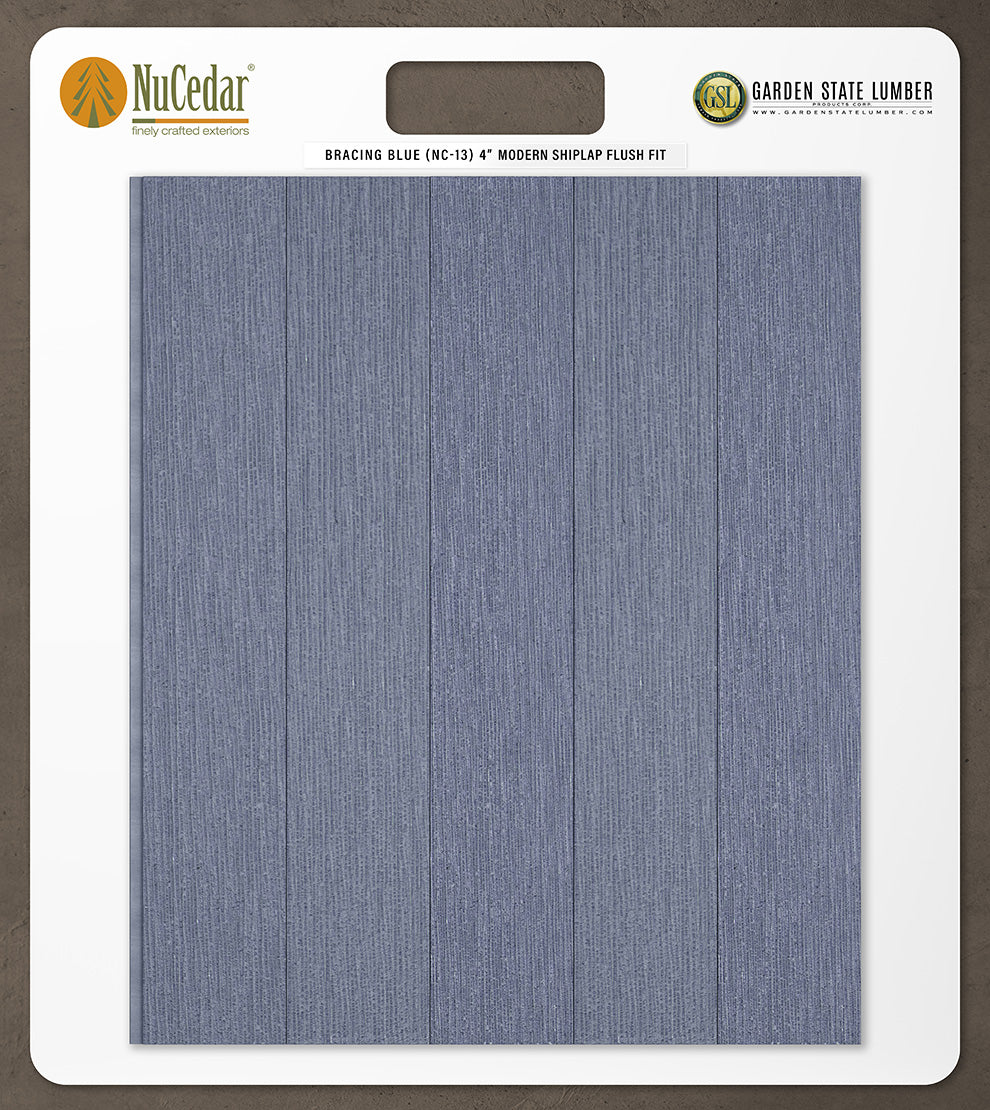 4″ RoughSawn T&G Modern Shiplap Strips - 2' x 2' Display