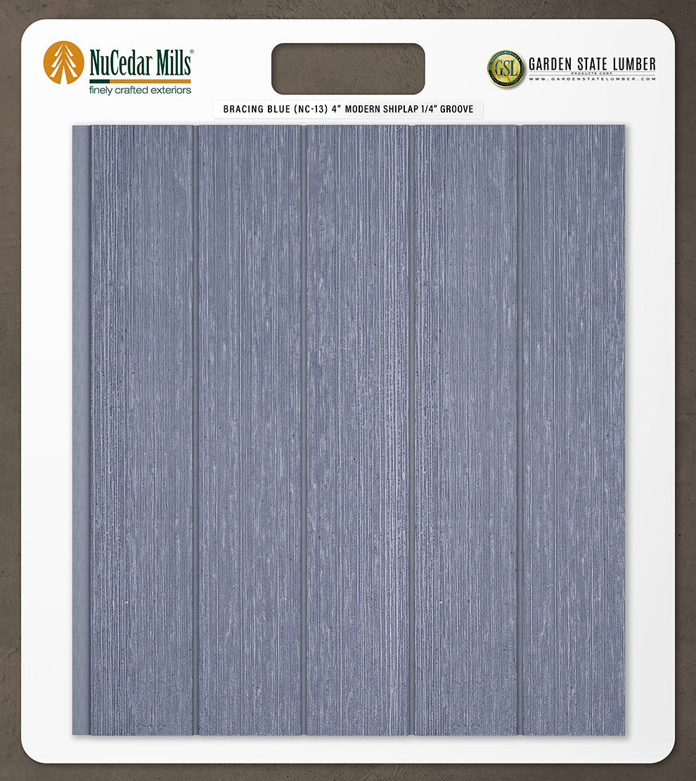 4″ RoughSawn T&G Modern Shiplap Strips - 2' x 2' Display