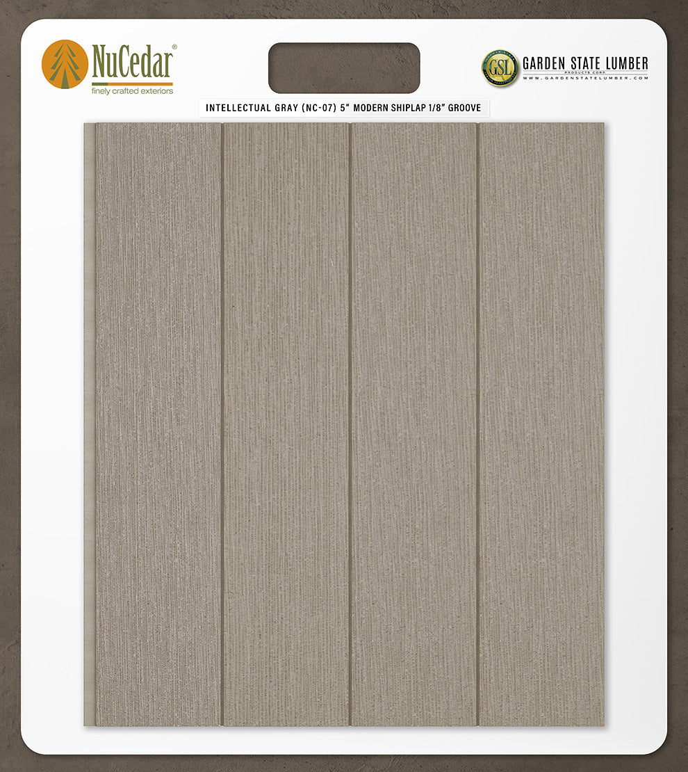 5″ RoughSawn T&G Modern Shiplap Strips - 2' x 2' Display