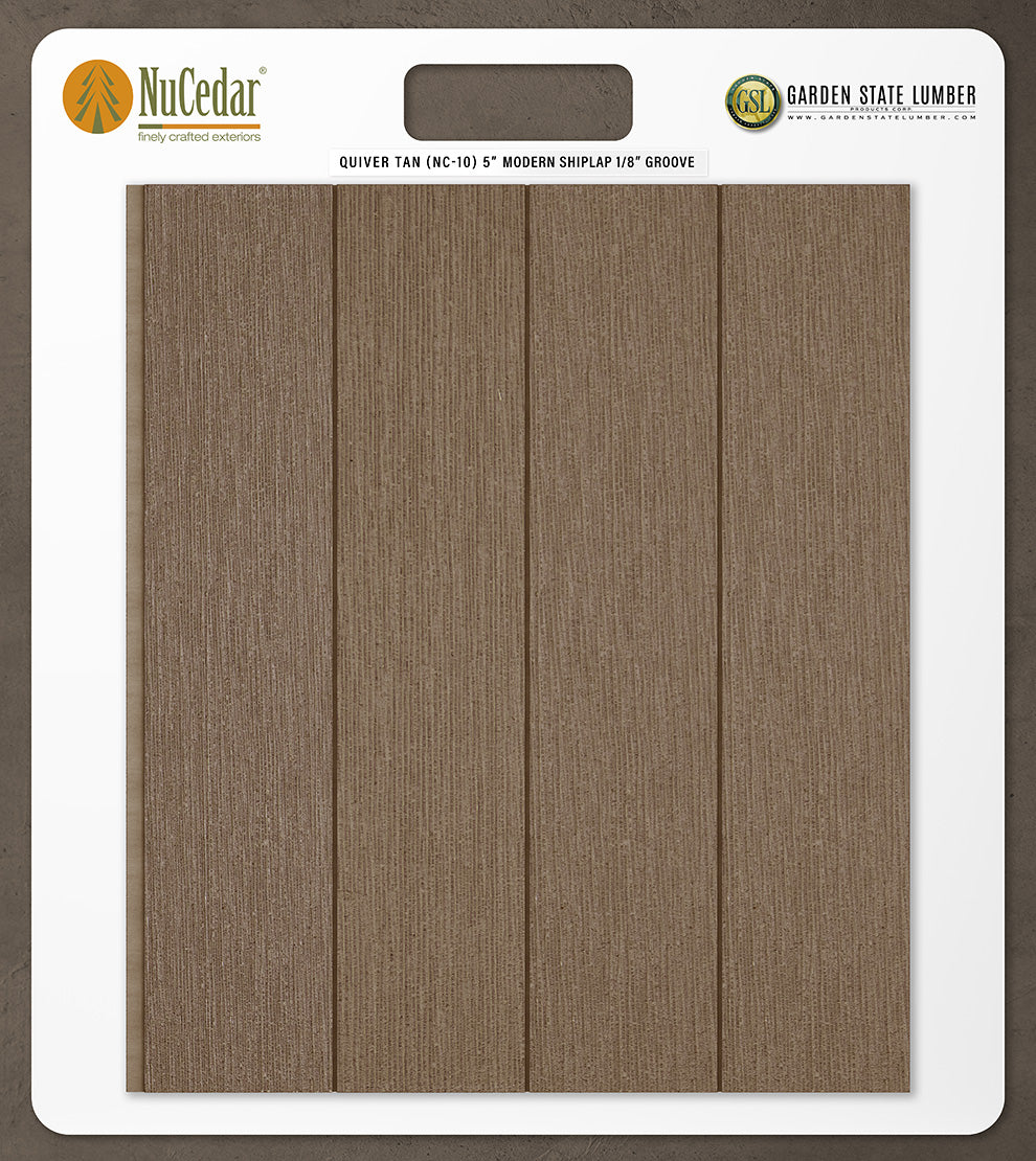5″ RoughSawn T&G Modern Shiplap Strips - 2' x 2' Display