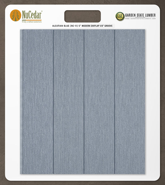 5″ RoughSawn T&G Modern Shiplap Strips - 2' x 2' Display
