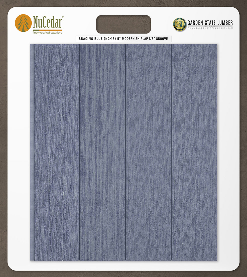 5″ RoughSawn T&G Modern Shiplap Strips - 2' x 2' Display