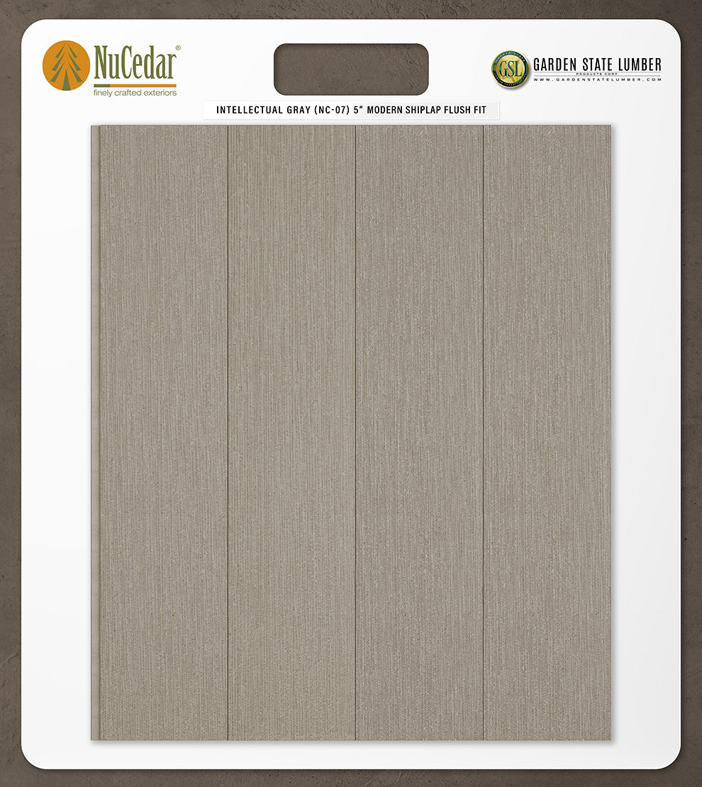 5″ RoughSawn T&G Modern Shiplap Strips - 2' x 2' Display