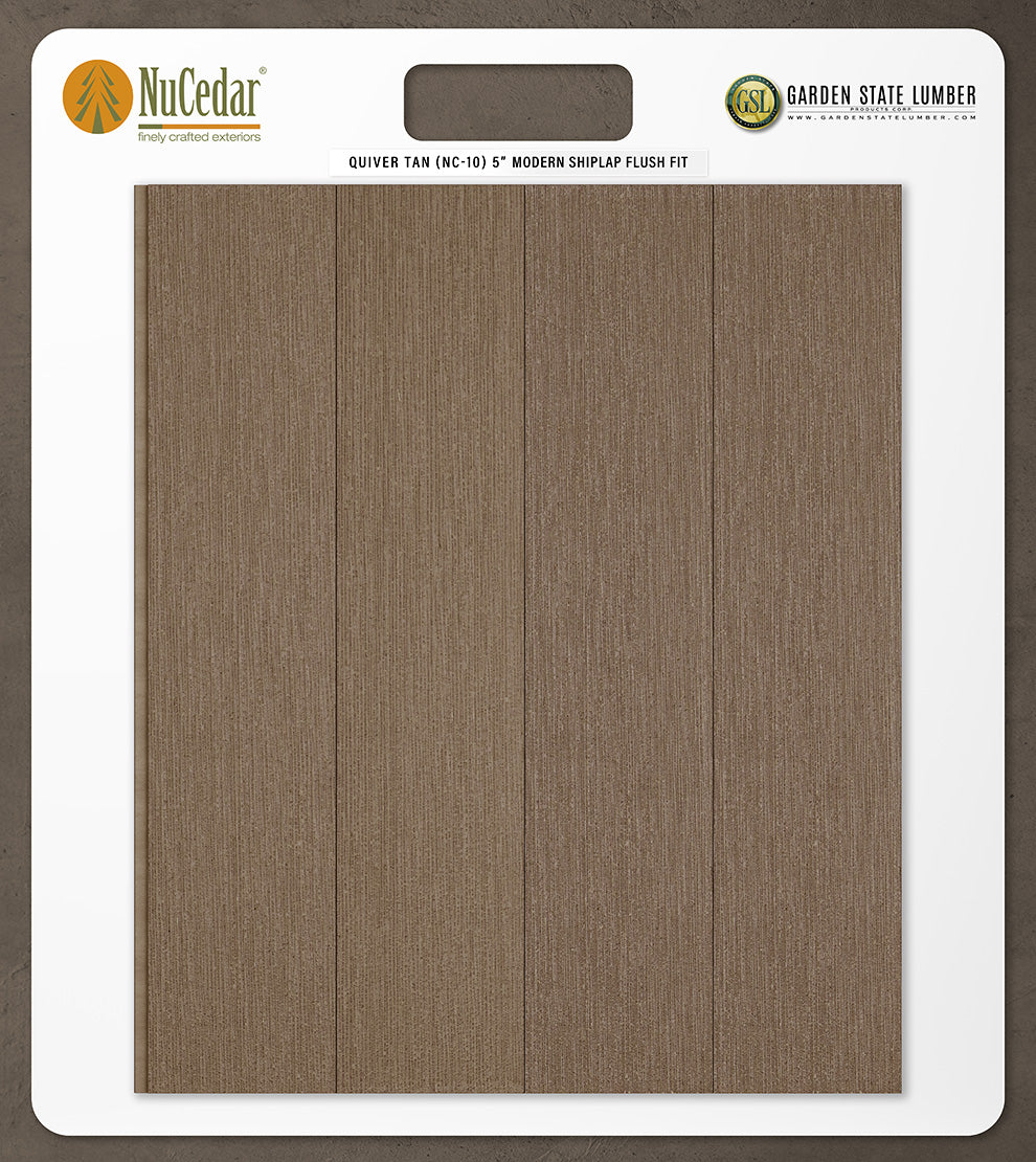 5″ RoughSawn T&G Modern Shiplap Strips - 2' x 2' Display