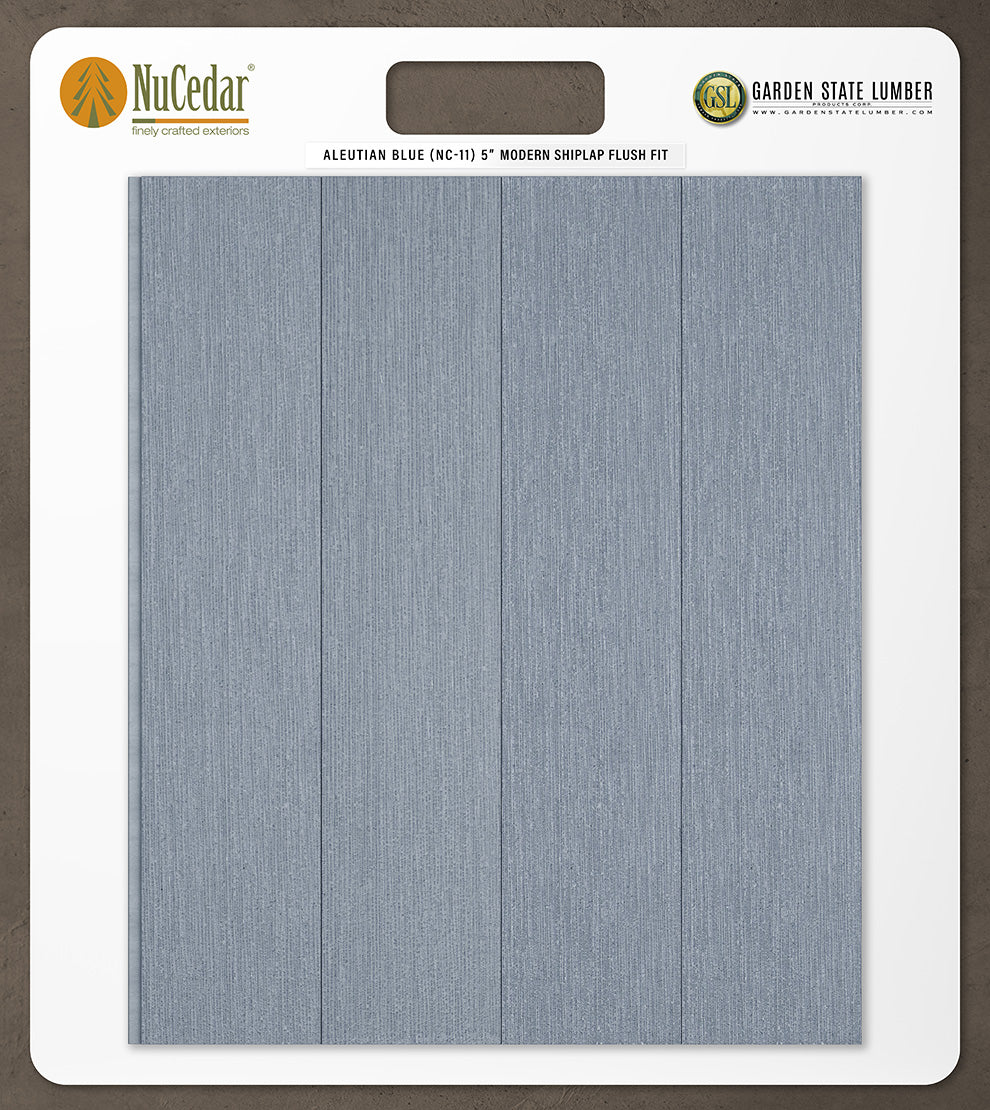 5″ RoughSawn T&G Modern Shiplap Strips - 2' x 2' Display