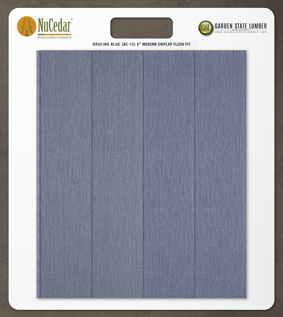 5″ RoughSawn T&G Modern Shiplap Strips - 2' x 2' Display