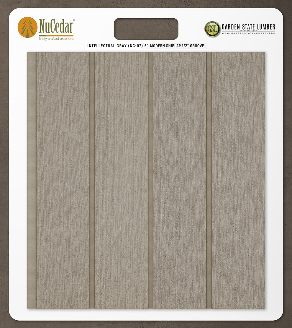 5″ RoughSawn T&G Modern Shiplap Strips - 2' x 2' Display